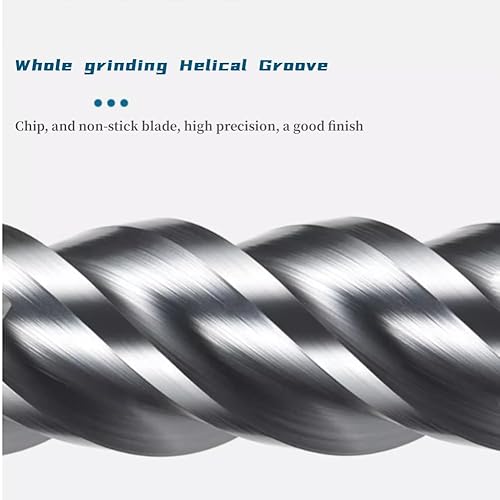 2PCS 1/2'' Carbide Square End Mill Bits Set, Milling Bits Cutter 1/2 Carbide End Mills for Alloy Steels/Hardened Steels, HRC 45 Deg Single End 4 Flute AlTiN Coating (2PCS 1/2in) - Poueer