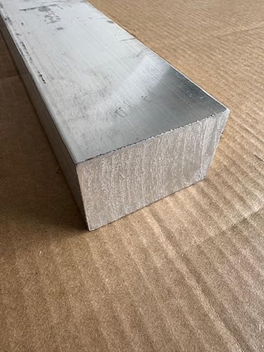 2' x 3' Aluminum Bar, 6061 Aluminum, Solid Bar Stock, Pick Your Length (Aluminum, 10 INCH) - Poueer
