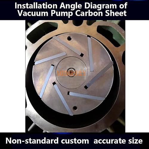 355-65-5mmCarbon Vane 90136701005 WN124-196 for Becker Pump DTLF&VTLF250 360 2.200 2.250 DVTLF2.250 - Poueer