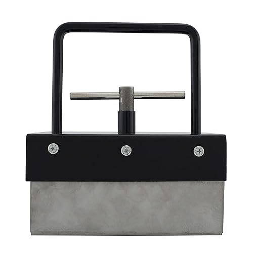 Master Magnetics Heavy-Duty Magnetic Bulk Parts Lifter with Release - 8.5' Length, 4.75' Width, 9.75' Height Including Handle, 10 Pound Pull, Black, ML76C - Poueer