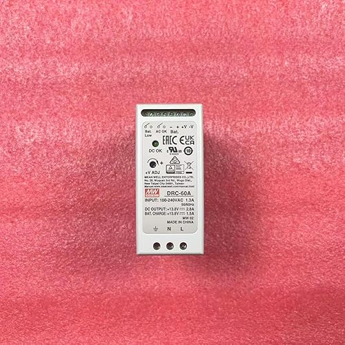 Mean Well DRC-60A 59.34W Single Output with Battery Charger (UPS Function) DRC-60 13.8V/2.8A 13.8V/1.5A - Poueer
