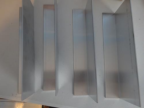4 Pcs of 2' X 4' Aluminum Angle 1/8' Thick 12' in Length - Poueer