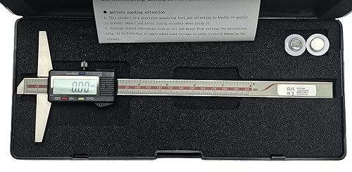 General Tools Depth Gauge Vernier Caliper 0-150mm 0-200mm,0-300mm (Digital 150mm(Double-Hook)) - Poueer