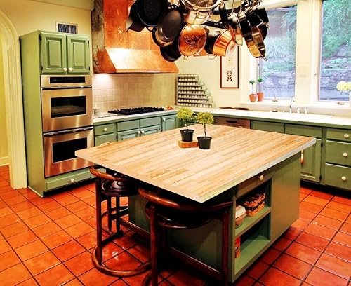 1.5' x 24' x 40' Birch Table/Counter/Island Top ** see all Edge options ** (Routed edges both faces) - Poueer