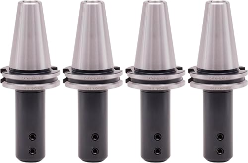 CME 4 pcs CAT 40 Taper End Mill Holders, for 3/8' Shank Diameter, 2 1/2' Projection - Poueer