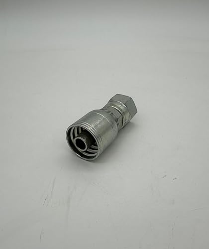 FJX-08-10, Crimp Fittings, 1/2' Hose x 5/8' JIC Female Swivel 37° Flare (10) - Poueer