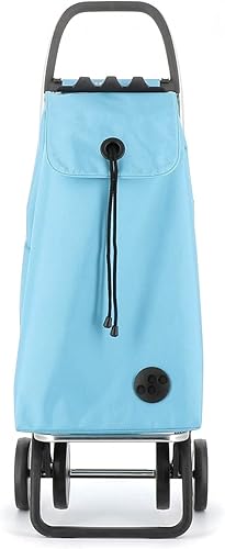 Rolser I-Max MF 4 Wheel Foldable Shopping Trolley - Orange - Poueer