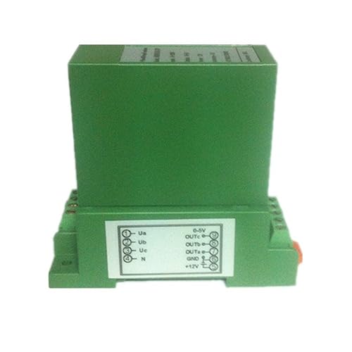 3-Phase AC Voltage Transducer Sensor Transformer Transmitter 3-Input 0-150V AC with 3-Output 0-10V DC - Poueer