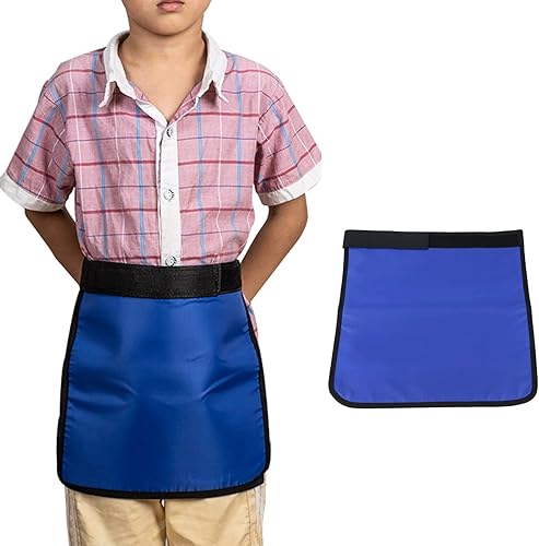 Lead Half Apron,Lead Apron for Radiation Protection,0.5mmpb Equivalency X-Ray Protective Lead Half Apron,Lightweight, for Children,Kids,Pediatric,Child - Poueer