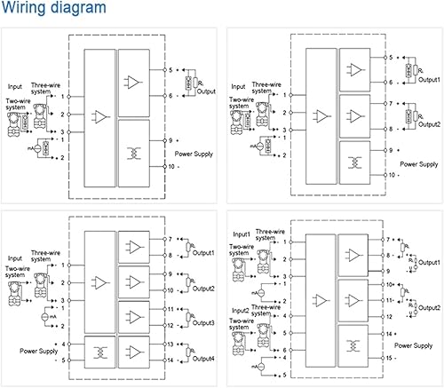 1pcs 0 10v to 4 20ma Analog Output 0-10v dc Signal Converter(0-10V in 4-20MA_1 in 1 Out) - Poueer