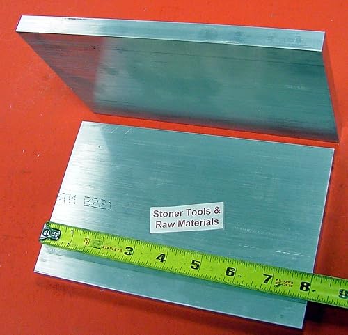 2 Pieces 5/8' X 6' Aluminum 6061 Flat BAR 8' Long Solid T6511 Plate Mill Stock. This is Extruded bar not Sanded or Polished and May Have Scratches from handling. - Poueer