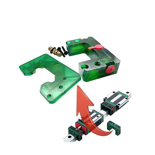 EGW15CA Carriage Slider Block, 2pcs EGW15CA Flange Bearing Slider Block with 2pcs E2 Oil Box Self-Lubricating Slider Assembly for 3D Printer, CNC Machine and DIY Project - Poueer