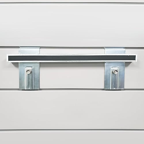 Crownwall Slatwall Steel 16' Magnetic Tool Bar - 2 Pack - Poueer