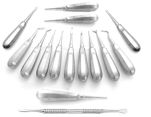 OdontoMed2011® 15 Dental Elevators Extraction Dental Instruments - Poueer