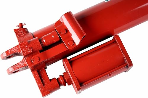 8 Ton Hydraulic and Air Long Ram for Engine Hoist Cherry Picker Shop Crane Jack - Poueer