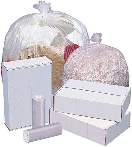 Highmark™ High-Density Can Liners, 16 Mic, 33 Gallons, 33' x 40', Natural, Box Of 250 - Poueer