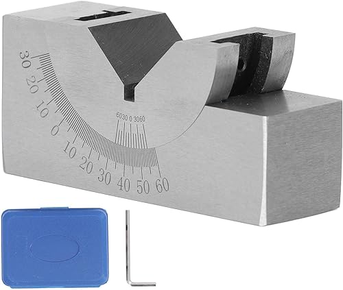 V-Blocks, Micro Adjustable Protractor, Alloy Steel, High Precision Angle V-Block Milling Machines - Poueer