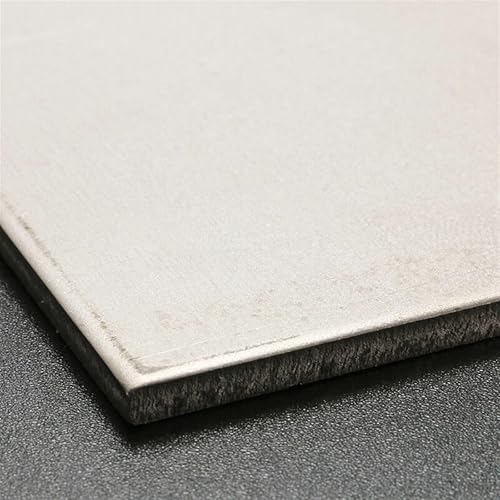 Titanium Sheet Titan Alloy Thickness 2mm/3mm/ 4mm Titanium Plate Sheet 100X100/150X150/150X300(Thickness 2mm,150x300mm) - Poueer