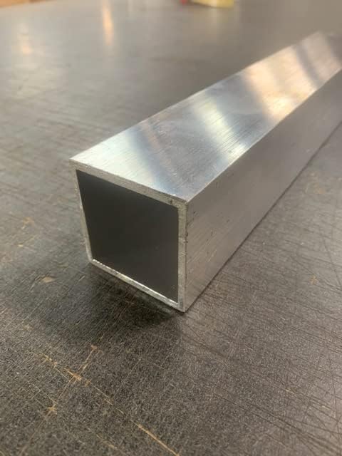 1/8' x 2' x 2' x 72' Aluminum Square Tube, 6061 Aluminum - Poueer