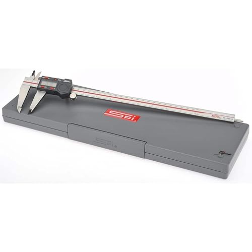 SPI 15-999-6 Calibrated Stainless Steel Digital Inch/Metric Caliper: 0 to 12 inch (300mm) - Poueer