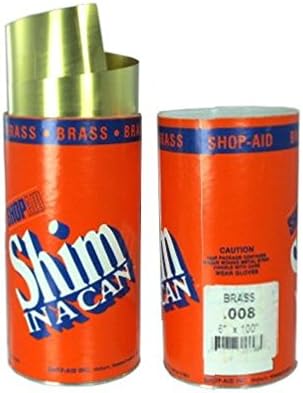 6' X 100' .008 Brass Shim Stock (BRN8) - Poueer