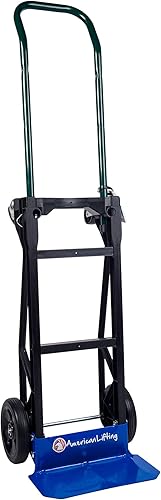 400 lb Capacity Ultra Lightweight Super Strong Nylon Convertible Hand Truck & Dolly - Poueer