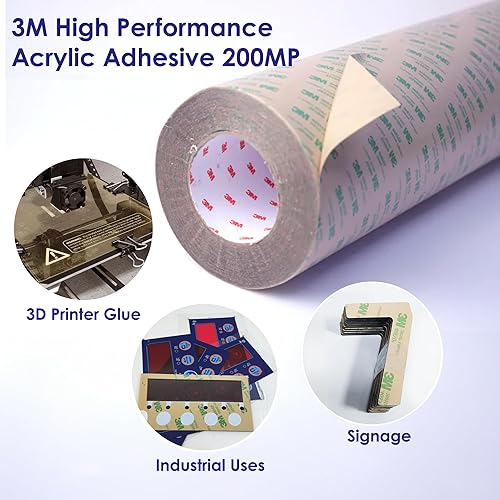 CANOPUS Double Sided Transfer Sheet, 468MP Adhesive Transfer Tape, 12in x 5yd - Poueer