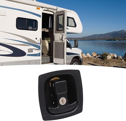 CHICIRIS T Handle , Zinc Alloy - Folding Compression Toolbox Lock, for RV, Boat - Poueer