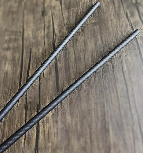 2pcs Carbon Fiber Tube 8x6x500MM 3K Roll Wrapped Twill Matte Finish - Poueer