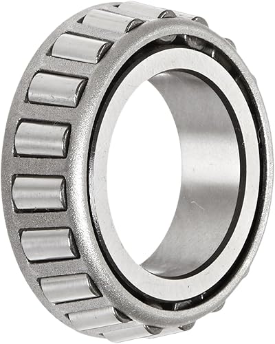 TIMKEN Timken 18587 Tapered Roller Bearing, Single Cone, Standard Tolerance, Straight Bore, Steel, Inch, 1.5625' ID, 0.6875' Width, 0.030' Max Shaft Fillet Radius - Poueer