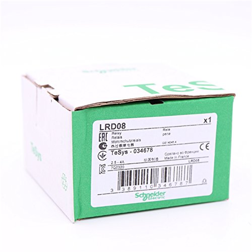 Schneider Electric TeSys LRD Thermal Overload Relays LR-D08, 2.5-4A, Class 10A, Automatic, DIN Rail Mount, Relay - Poueer