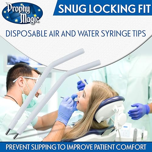 NMCT16000 Disposable Air & Water Syringe Tips, Interchangeable Metal Tips with No Conversion, Pack of 1600 - Poueer