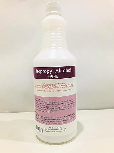 Isopropyl Alcohol 99% Strength - 5 Gallons Packed in 20-32 Oz Bottles- 100% Pure - Poueer