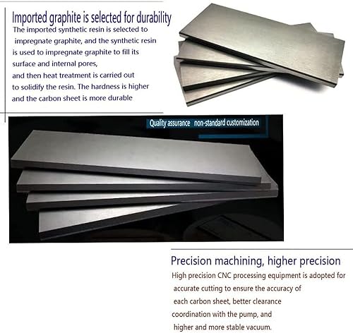 355-65-5mmCarbon Vane 90136701005 WN124-196 for Becker Pump DTLF&VTLF250 360 2.200 2.250 DVTLF2.250 - Poueer