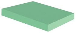 X-Ray Sponge Positioner - Rectangle - 6' x 4' x 1/2' Coated, USA Made - Poueer