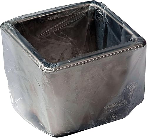 IT110829-15 in x 12 in x 15 in Plastic Steam Pan Liner, Clear; PK500 - Poueer