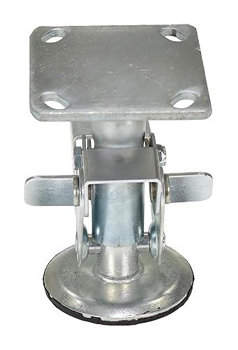 Vestil FL-LK-5EG Steel Top Mount Floor Lock 6 to 7 in. Height Silver - Poueer