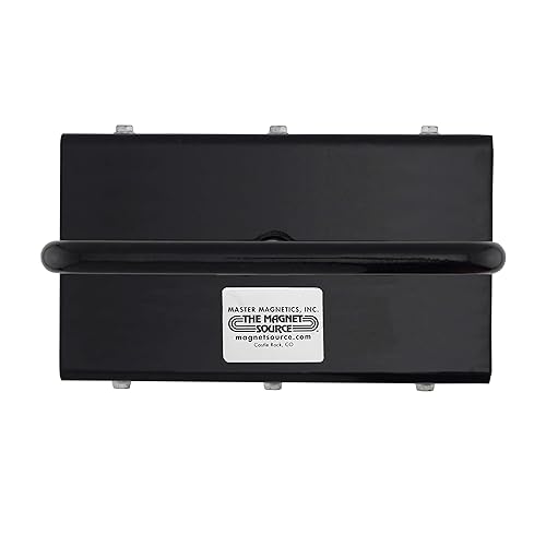 Master Magnetics Heavy-Duty Magnetic Bulk Parts Lifter with Release - 8.5' Length, 4.75' Width, 9.75' Height Including Handle, 10 Pound Pull, Black, ML76C - Poueer
