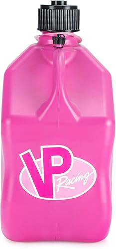 VP Racing Fuels 5-Gallon Square Motorsport Utility Container Pink and 14” Hose Kit (2 Pack) - Poueer