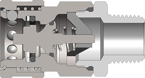 Dixon 8vm8-b 1 Inch H-style Coupler 1 Inch M-nptf Bras 200265-8 - Poueer