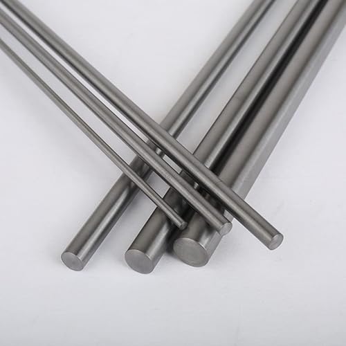 Tungsten Rod Pure Tungsten Solid Round Bar Easy to Process Widely Used in Electrical Length 150mm Diameter 1mm to 6mm 3pcs,Diameter 5mm - Poueer