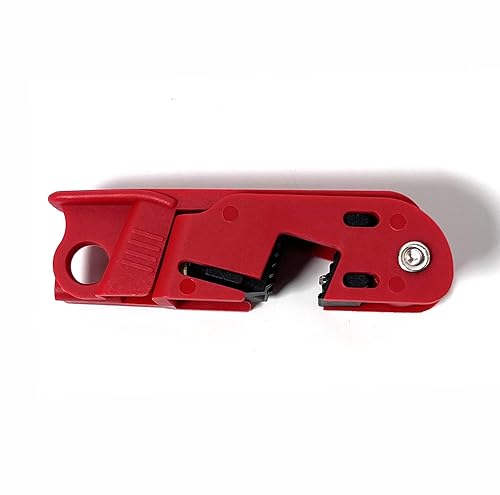 12-Pack Circuit Breaker Lockout Kit – OSHA Compliant Loto Device for Single/Double Toggle Switches, Heavy-Duty Nylon with Universal Fit (Red, 5-Year Warranty) - Poueer