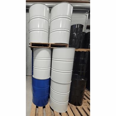 55 Gal Steel Random Color Drum | Closed Head | Factory Second - Poueer