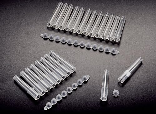 Simport T100-30 Biotube System Plug Cap, Non-Sterile, Polypropylene, Bulk, Strip of 8 (Pack of 600) - Poueer