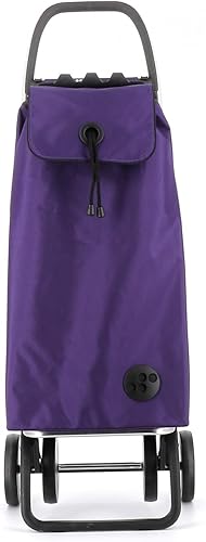 Rolser I-Max MF 4 Wheel Foldable Shopping Trolley - Orange - Poueer