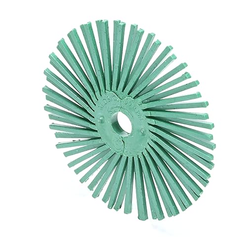 Cubitron Scotch-Brite Radial Bristle Disc, 3 in x 3/8 in 50 - Poueer