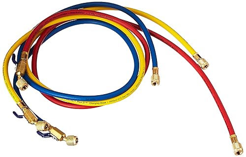 Yellow Jacket 29985 1/4 inch Ball Valve 60' Charging Hoses - Poueer