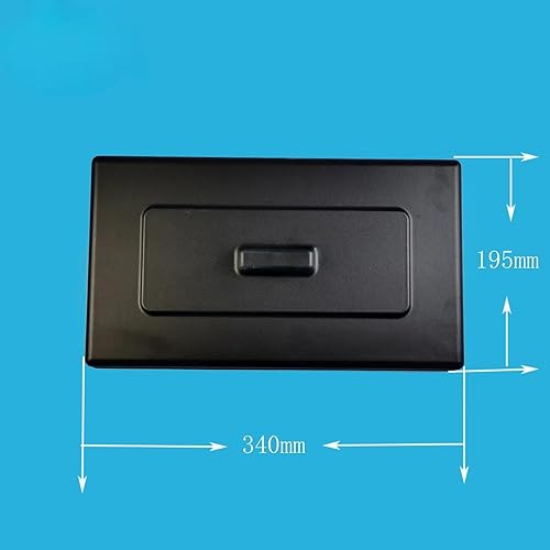 Two Pieces Plastic Cover 34 X 19.5 CM Mix Hoppers Lid, Compatible with VEVOR, Soft Serve Ice Cream Machines Fittings - Poueer