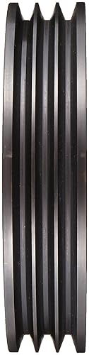 Martin 3 3V 412 SH Hi-Cap QD Sheave, 3V Belt Section, 3 Grooves, SH Bushing required, Class 30 Gray Cast Iron, 4.12' OD, 6022 max rpm, 4.07' Pitch Diameter - Poueer