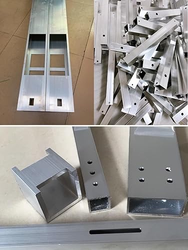 Aluminum Square Tubing 2Pcs 12mm x 12mm x 500mm Long Wall Thickness 1.5mm, 2 Pack Aluminum Structural Square Tube 0.47 x 0.47 x 0.06 x 19.69' inch - Poueer